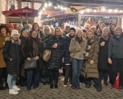 Medienfrauen Salzburg beim Treffen zu "Wunsch nach Punsch" am Salzburger Christkindlmarkt